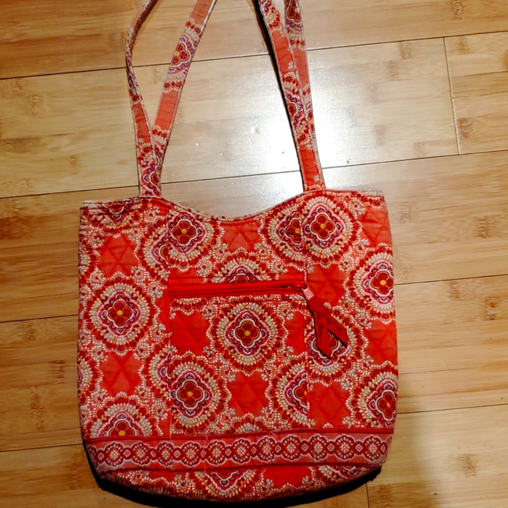 Vera Bradley orange shoulder bag